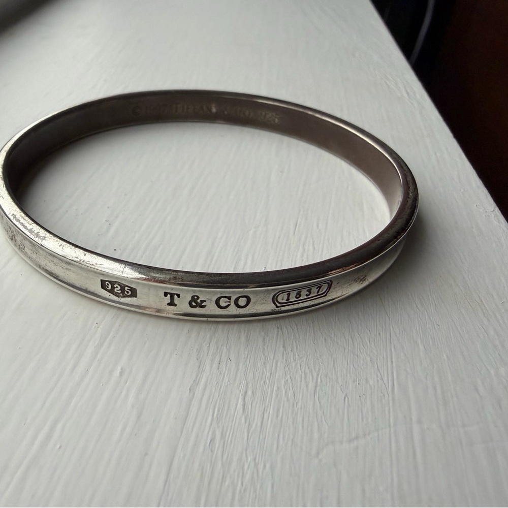 Tiffany & Co. Sterling T & CO 925 Silver Bangle
